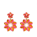 Retro Exaggerated Flower Earrings