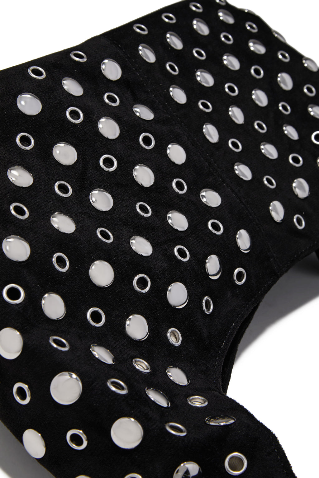 Raya Studded Shoulder Bag - Black